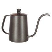 Чайник с носиком gooseneck Timemore Fish03 70THP003AA201, сталь, цвет черный, объём 600 мл