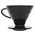 Воронка для кофе Hario VDC-02-MB-UEX размер 02 V60, керамическая, цвет черная матовая