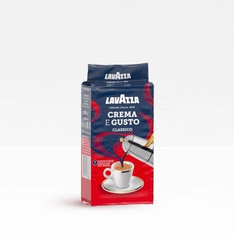 Crema e Gusto Classico LAVAZZA original кофе молотый в у пачка 250 гр
