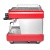 Кофемашина эспрессо CONTI CC100 Standard TC Red 2 группы, цвет красный (3)
