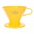 Воронка для кофе TIAMO HG5275 пластиковая, размер V02, цвет жёлтый