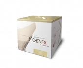 Фильтры бумажные Chemex FS-100 квадратные бумажные сложенные, белые, упак. 100 шт.