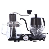 Набор для заваривания кофе Timemore C2 Pour Over Set (Fish 03) 70TGB003AA602, черный