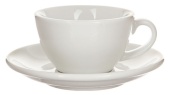 Кофейная пара Loveramics Egg белый 150 мл C088-55BWH / C088-20BWH White (чашка и блюдце)