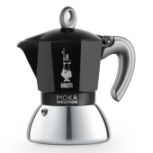 Гейзерная кофеварка Bialetti Moka Induction черная на 4 порции 6934  