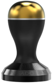 Темпер с выпуклой базой Pesado Full Moon Wave - Convex Tamper 58 мм, color black/gold
