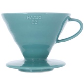 Воронка для кофе Hario 3VDC-02-TQ-UEX размер 02 V60, керамическая, цвет тиффани