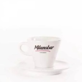 Чашка кофейная с блюдцем для американо Milanobar, 180 мл арт. mb-180 