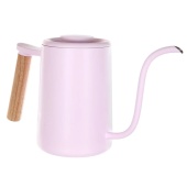 Чайник с носиком gooseneck Timemore Fish Youth Pink-wood 70THP002AA014, розовый, объём 700 мл