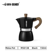 Гейзерная кофеварка MHW-3BOMBER на 150 мл, черная, Moka Potblack-150 ml, M5813B