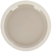 Тарелка Loveramics Er-go! 23 см D068-89B Salad Plate (Taupe), цвет серый