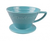 Воронка для кофе TIAMO AMG5345 керамическая К02, цвет бирюзовый