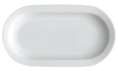 Тарелка Loveramics Er-go! 18 см D101-14B Oval Plate (White), цвет белый
