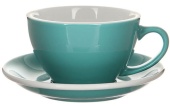 Кофейная пара Loveramics Egg бирюзовый 300 мл C088-13BTE / C088-14BTE Teal (чашка и блюдце)