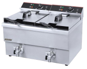 Фритюрница AIRHOT EF10T+10T с краном 