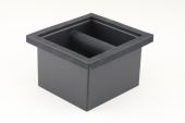 Нок-бокс ящик для кофейных отходов AnyBar Counter Top SB VK1909006A, черный, встраиваемый