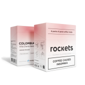 Colombia Villa Diana Geisha ROCKETS COFFEE кофе молотый в ДРИП-ПАКЕТАХ, упак. 6 шт.