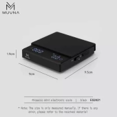 Кофейные весы MUVNA Psyche Mini, чёрные