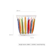 Стакан стеклянный цветной MHW-3BOMBER Wright Cup Hand Series Limited Edition,  200 мл, G5945C