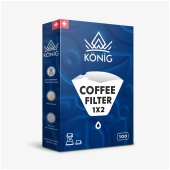 Фильтры бумажные KONIG для кофеварок белые №2 (конические)