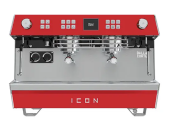 Кофемашина эспрессо рожковая Dalla Corte Icon Dynamic Red, 2 группы, дин.красный,1-MC-ICON-2-DR-400
