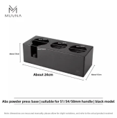 Подставка для кофейных аксессуаров MUVNA ABS Side, чёрная
