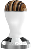 Темпер для кофе Pesado 58,5 мм, color white/riga