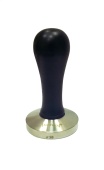 Темпер для кофе d58 JoeFrex Elegance hebbf58, рукоятка из дерева, цвет чёрный, плоский, сталь