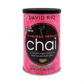 Чай Латте Flamingo Vanilla DAVID RIO смесь на основе экстрактов чая ж/б 337 гр.