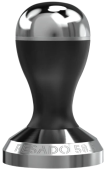 Темпер для кофе Pesado 58,5 мм, color black/silver