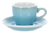Кофейная пара Loveramics Egg светло-голубой 80 мл C088-139BIB / C088-160BIB Ice Blue чашка и блюдце