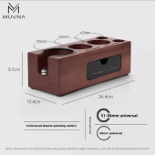 Темпинг-станция для портафильтра MUVNA Solid Wood