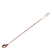 Барная ложка Lumian Trident fork L0015, цвет медь, длина 40 см