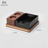 Темпинг-станция для портафильтра MUVNA Solid Wood Combi 51–58 мм