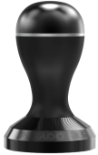 Темпер с выпуклой базой Pesado Full Moon Wave - Convex Tamper 58 мм, color black/black