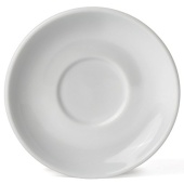 Блюдце фарфоровое для чашки капучино Ancap Verona AP-16498, белый, диаметр 145 мм