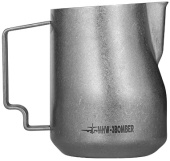 Питчер молочник для капучино и латте MHW-3BOMBER Turbo Milk Pitcher, серебристый, 350 мл, P6014SS
