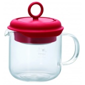 Чайник заварочный Hario Tea Maker Pull Up PTM-35R красный, объём 350 мл