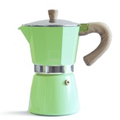 Гейзерная кофеварка Gnali&Zani VENEZIA ярко-зеленая на 6п VEZ006/IND/GREENGRASS