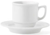 Кофейная пара для эспрессо Ancap Belem AP-15730, белый, объем 70 мл