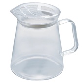 Чайник заварочный для чая Hario Clear Teapot FNC-45-T, стекло, с фильтром, объём 450 мл.
