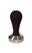 Темпер для кофе d58 JoeFrex Galaxy hgbbcs58, с прорезиненной ручкой, цвет чёрный, сталь