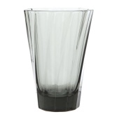 Стакан Loveramics Urban Glass Twisted Latte Glass G093-23B черный, объем 360 мл.