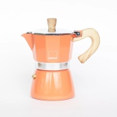 Гейзерная кофеварка GNALI&ZANI VENEZIA оранжевая на 3 чашки, арт. VEZ 003/IND/ORANGE
