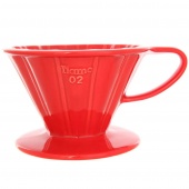 Воронка для кофе TIAMO HG5536R керамическая, цвет красный