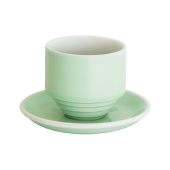 Кофейная пара Loveramics Deco, 200ml,handle-less цвет: светло-зеленый (celadon green) C118-007BCG/C118-030BCG