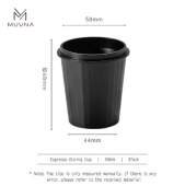 Дозировочная чаша для кофе MUVNA 58 мм, чёрная