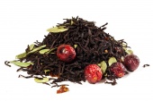 Чёрный чай ароматизированный Брусничный Premium Gutenberg упак 500 гр
