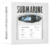 Ассорти SUBMARINE кофе молотый в ДРИП-ПАКЕТАХ, упак. 16 шт.