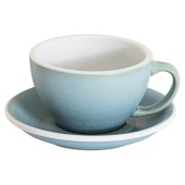 Кофейная пара Loveramics Egg ледник 300 мл C088-163BGA / 188BGA Glacier (чашка и блюдце)